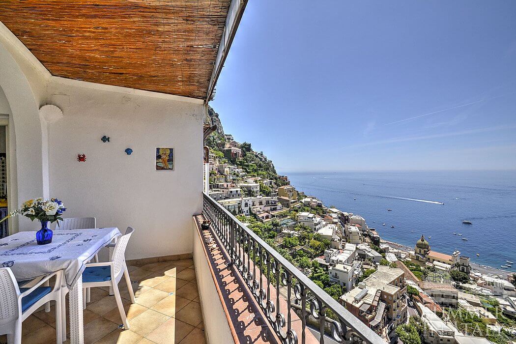 Appartement Positano 3 à 5 pers 1 chambre Sorrento Dormir en Italie